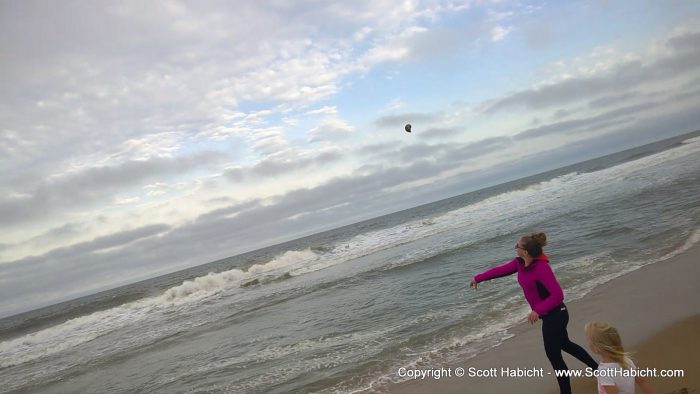 So she threw it back into the ocean.