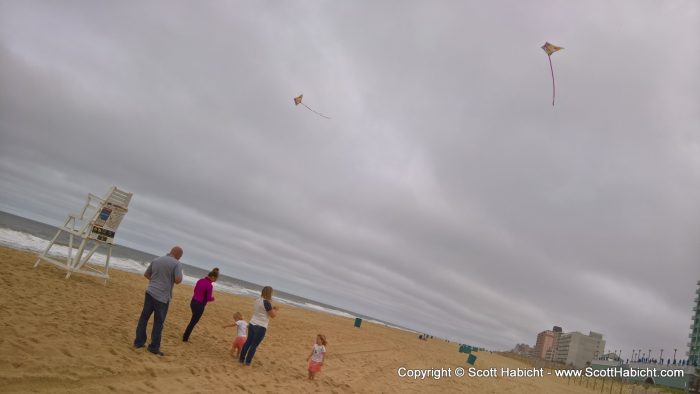 We then flew some kites.