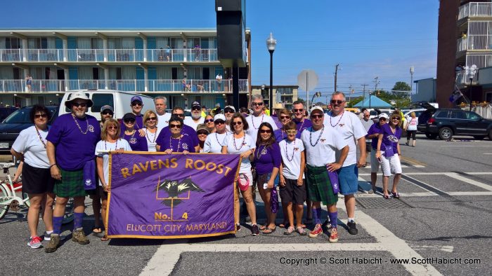 And what better thing to do for your birthday than walk in a parade!!