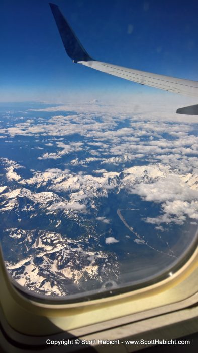 Crossing the Rockies.