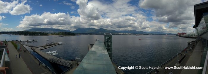 We went for a walk around the waterfront, and passed by this seaplane airport.