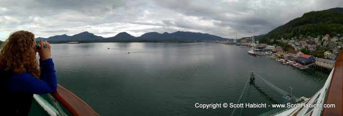 The next morning we had arrived in Ketchikan, Alaska.