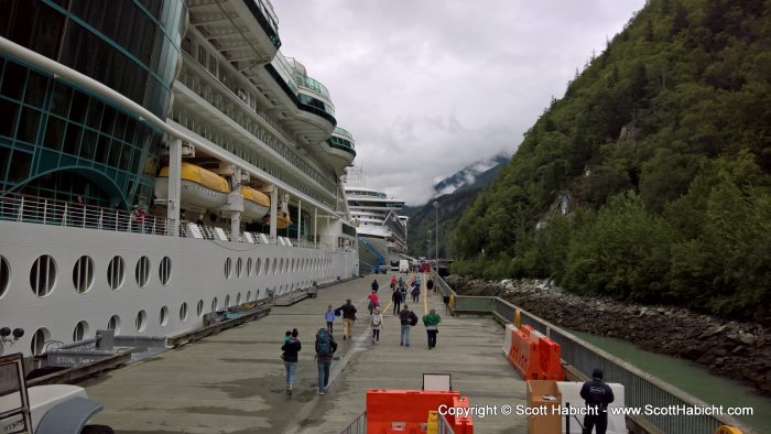 The next morning was our last stop on the cruise ship, Skagway, Alsaka.