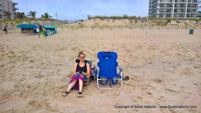 We then headed out to the beach to lay in the sun.