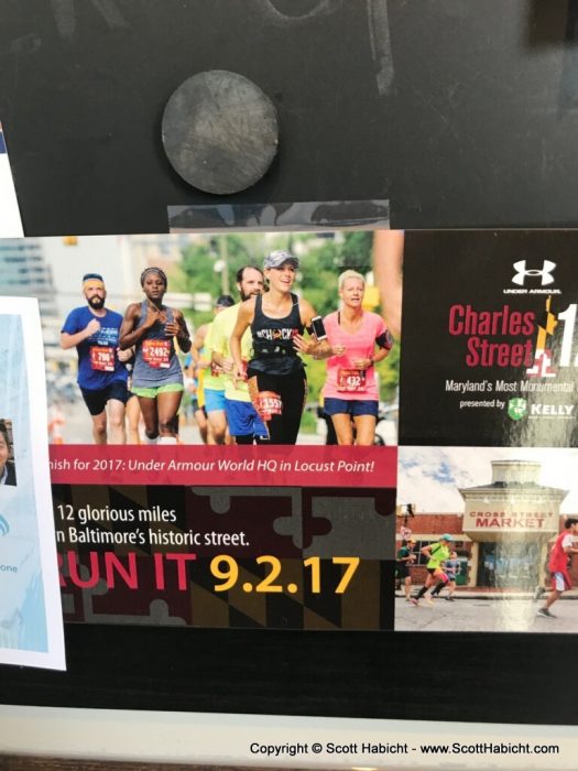 Funny when you're on the picture promoting a race.