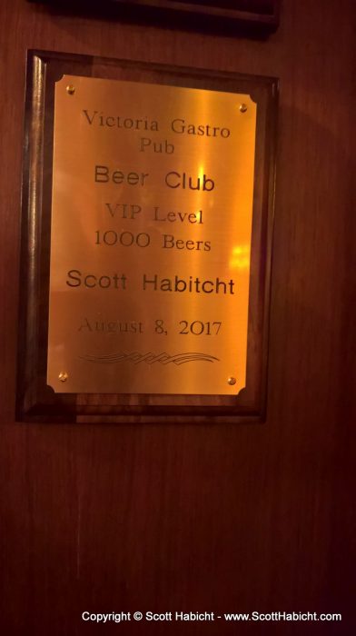 Well, that's the end of Summer, and just in time to put up my plaque!!!!