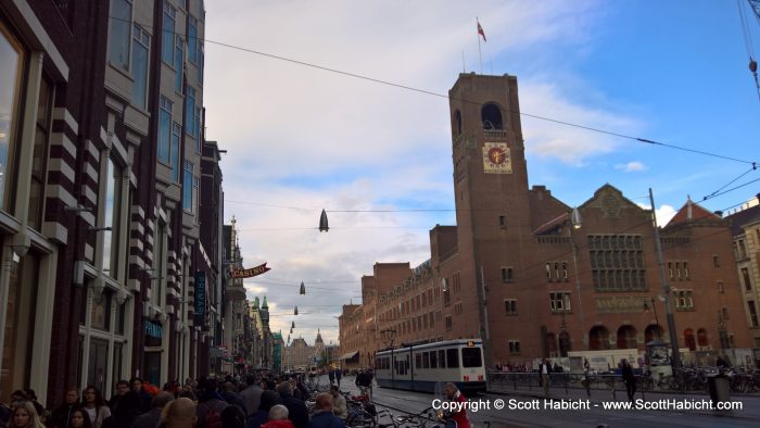 I love the architecture in Amsterdam.