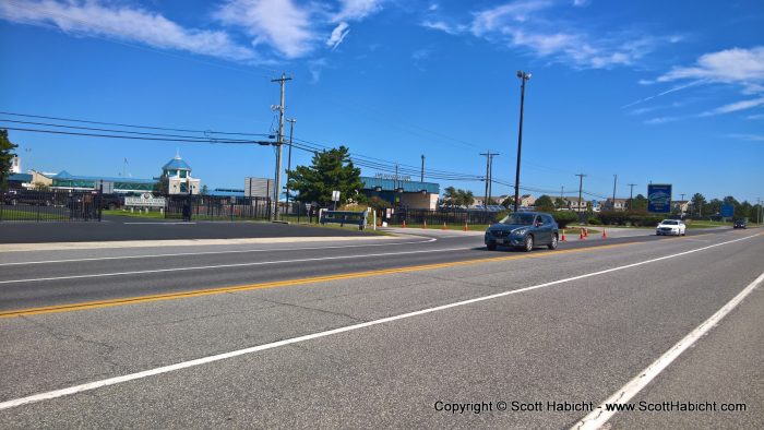 We passed by the ferry to Cape May...