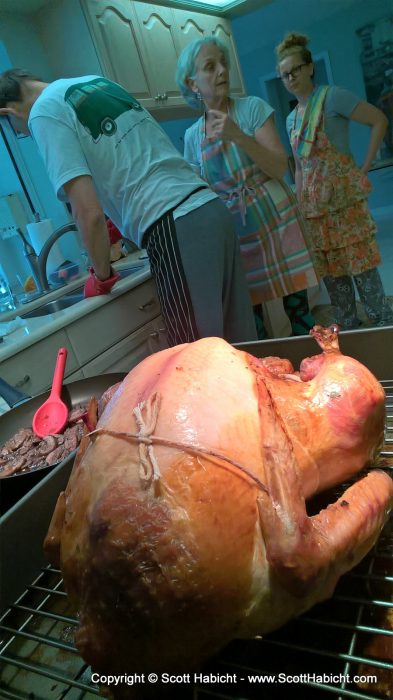 And the turkey was ready.