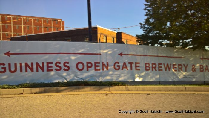 The opening of the Guinness Brewery in US. (Which happens to be about 4.5 miles from my house.)