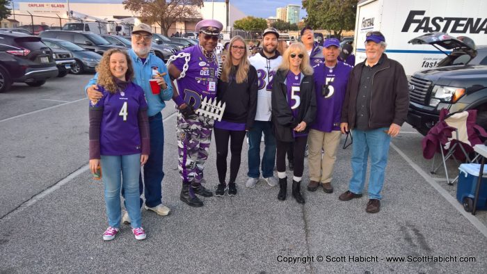 Hanging out with our Ravens Roost.