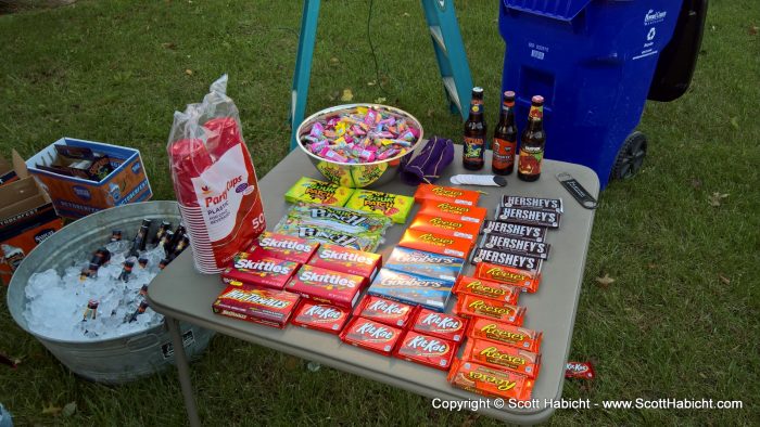 I'm ready to give out candy and beer for Halloween!!!