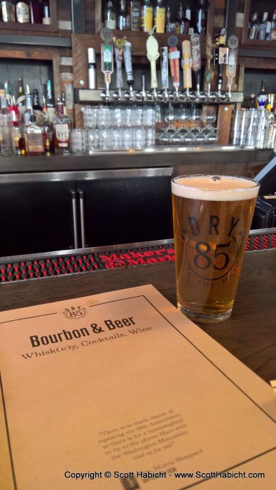 We checked out a new place, Burbon & Beer, which was just ok.