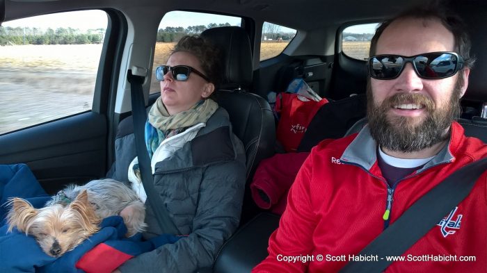 And then Molly and Riley took a nap on the ride home to end the trip.