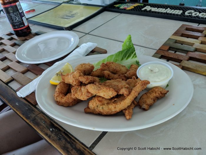 Their fried fish was REALLY good.