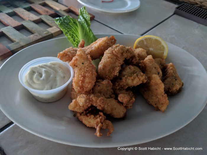 Delicious fried fish, again.