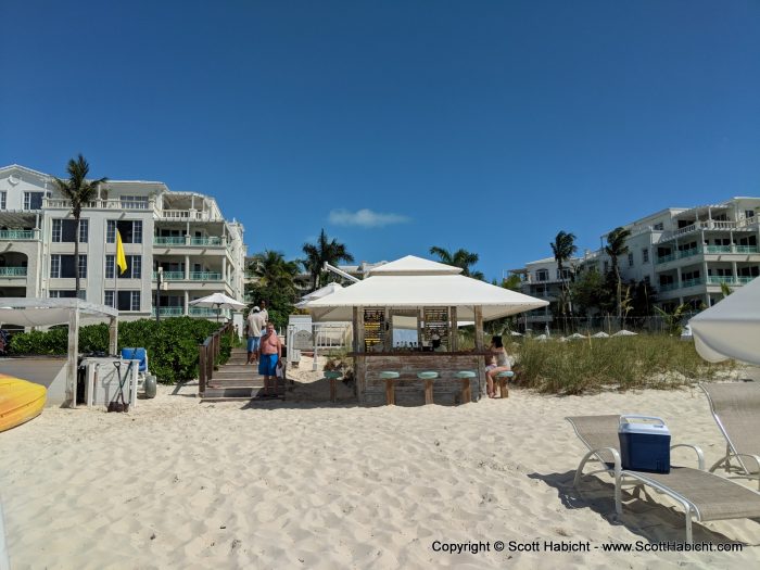 So we headed back to the beach and found this bar.