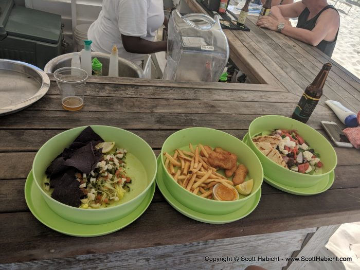 More fried fish and conch salad.