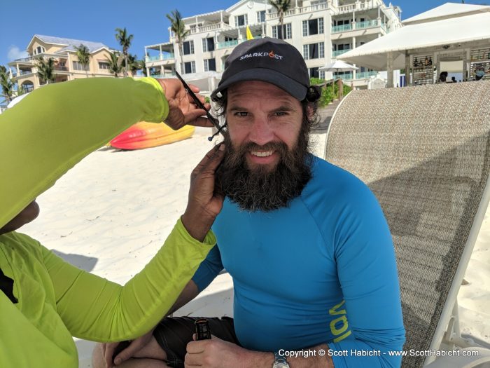 I wanted to get my beard braided and it took a few days to find a local who did the braiding.