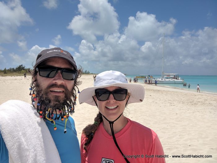 And took some time to walk around on the beach.