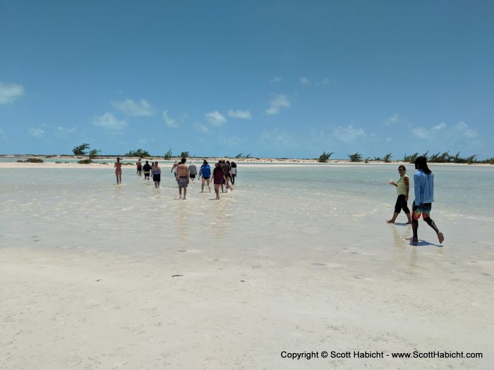 We all went for a tour of the tidal pools.