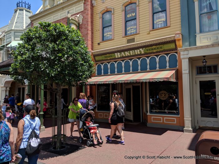 All the names on the upstairs windows are people important to Disney's history.