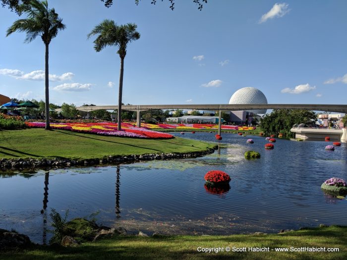 The Epcot Flower and Garden Festival was going on at the time.