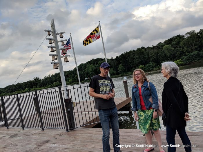 We went for a walk at the lakefront in Columbia, MD.