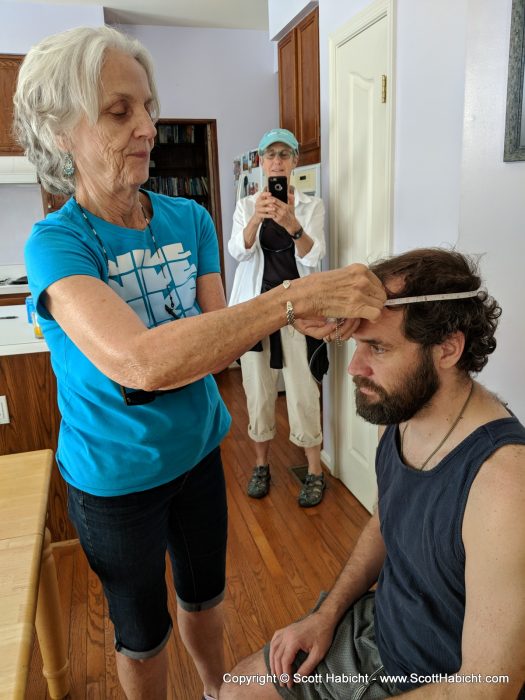 They were going to make our flower crowns to wear during the wedding.