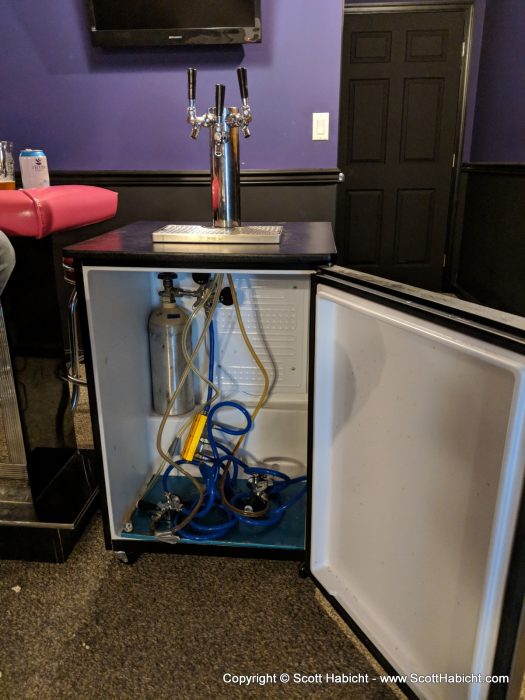 I scored this kegerator from work...