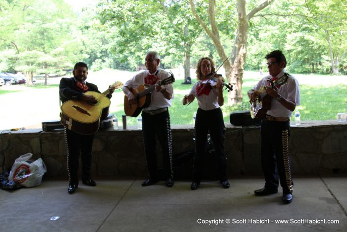 And the mariachi band was still going strong.