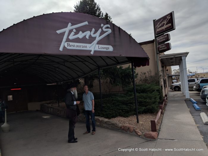 We went out to open mic at one of Santa Fe's institutions. Molly had never been!