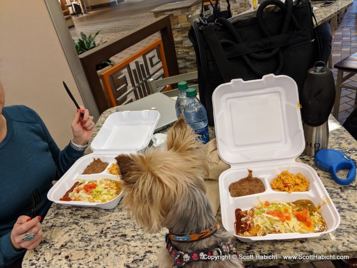 Of course, he loved the food...